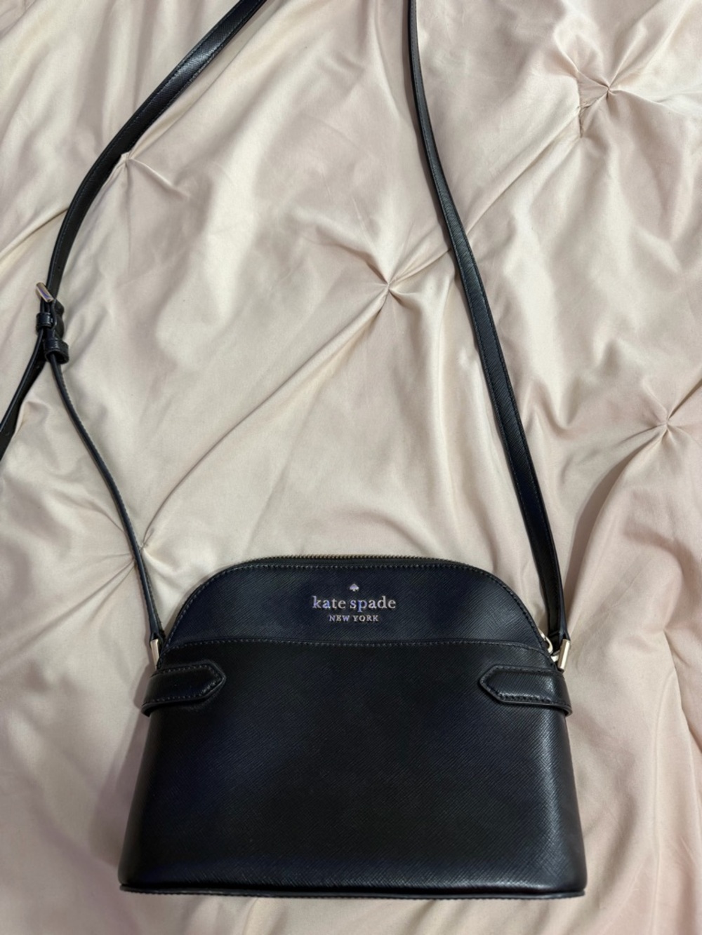 Kate Spade Black Leather Crossbody Bag